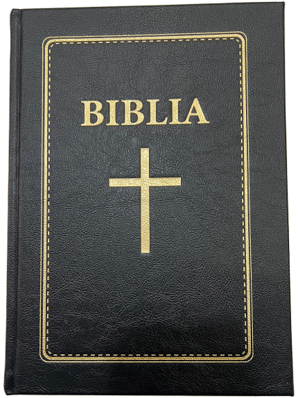 Biblie A4 - neagra cu cruce